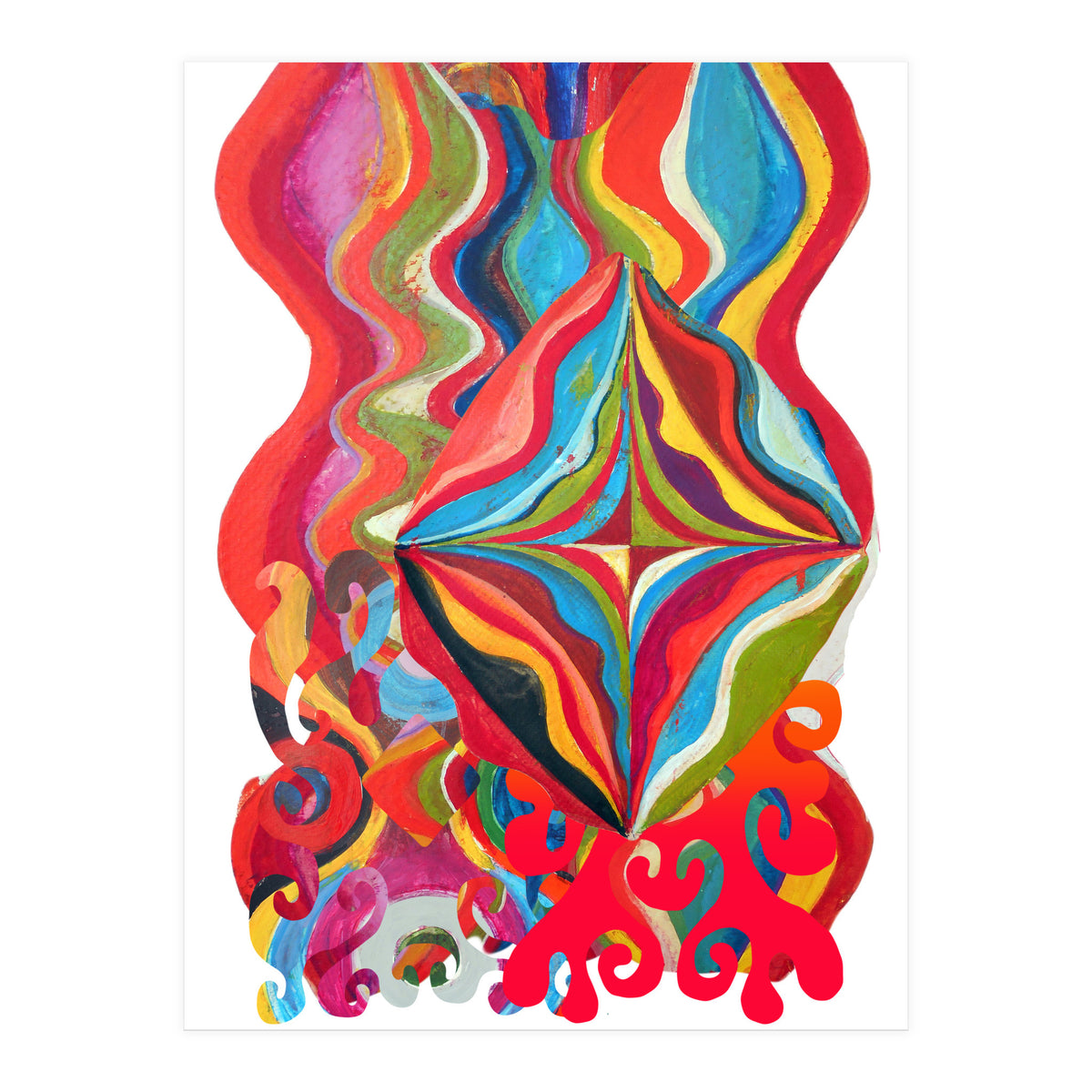 Pop Abstract Asimetrico 15 Copia (Print Only)