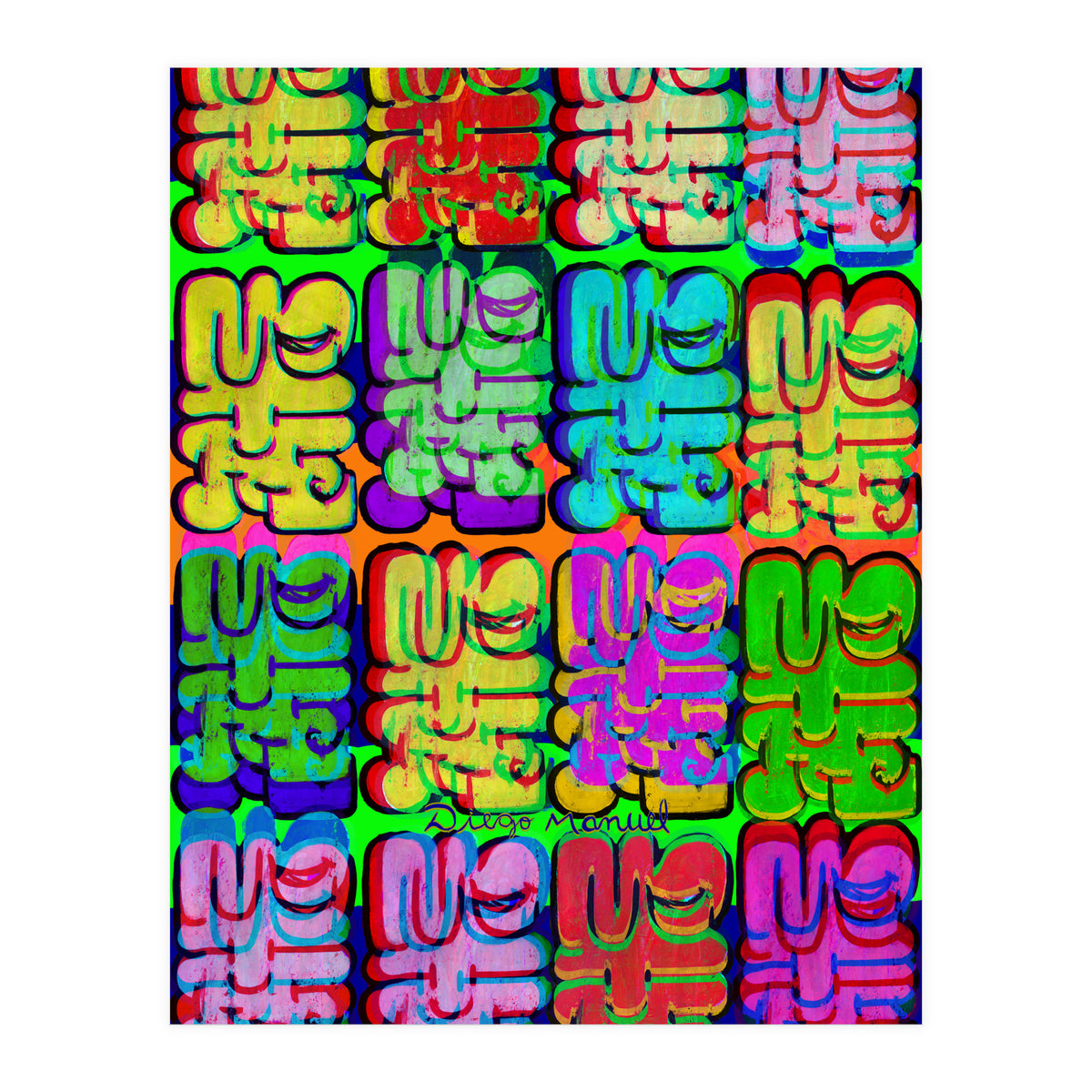 Graffitis 2021 Tapiz 120 (Print Only)