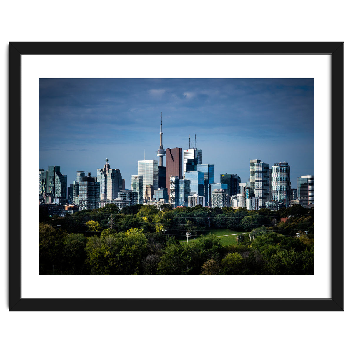 Toronto Skyline From Riverdale Park No 5 Color Version