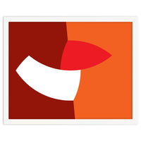 Geometric Shapes No. 66 - orange & reds