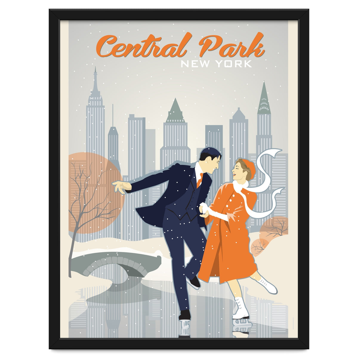 Skating in Central Park