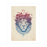 Floral Lion III (Print Only) thumbnail
