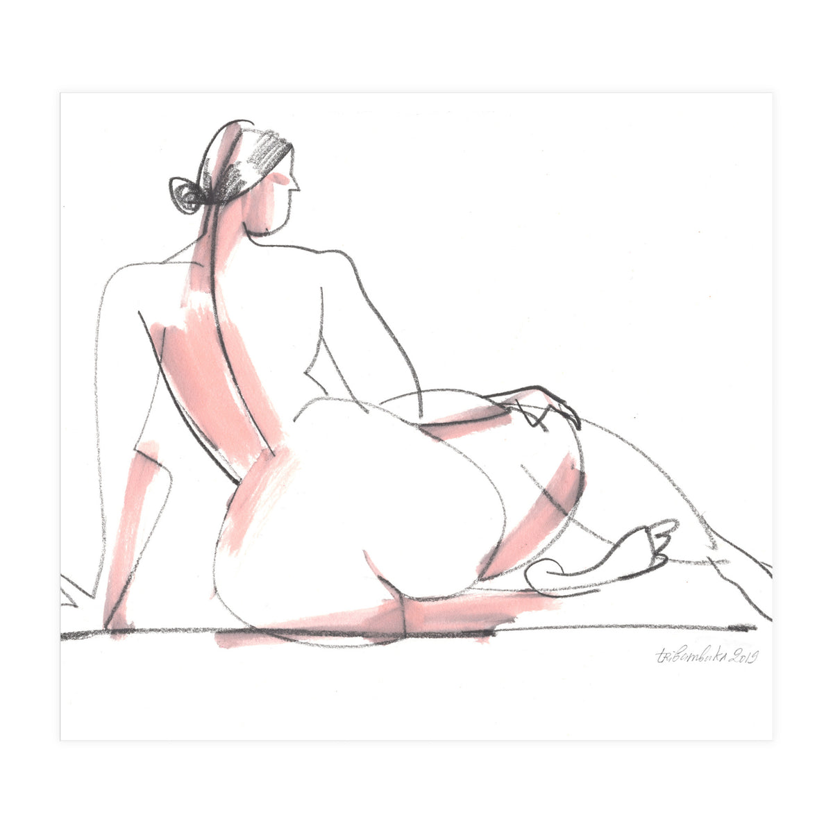 Resting Nude (Print Only)