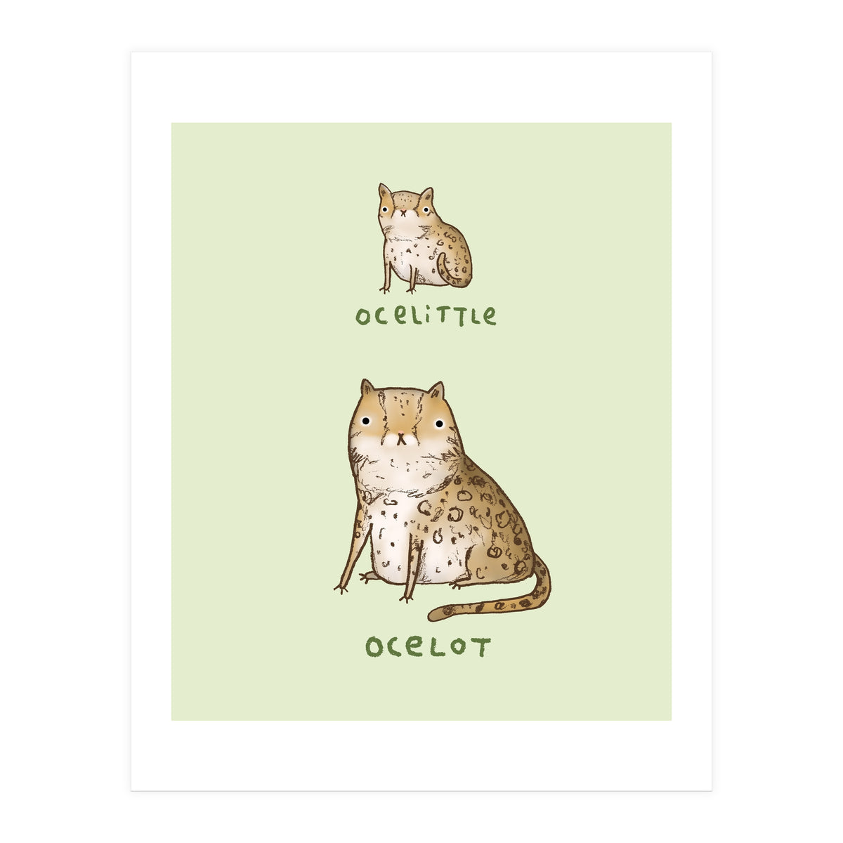 Ocelittle Ocelot (Print Only)