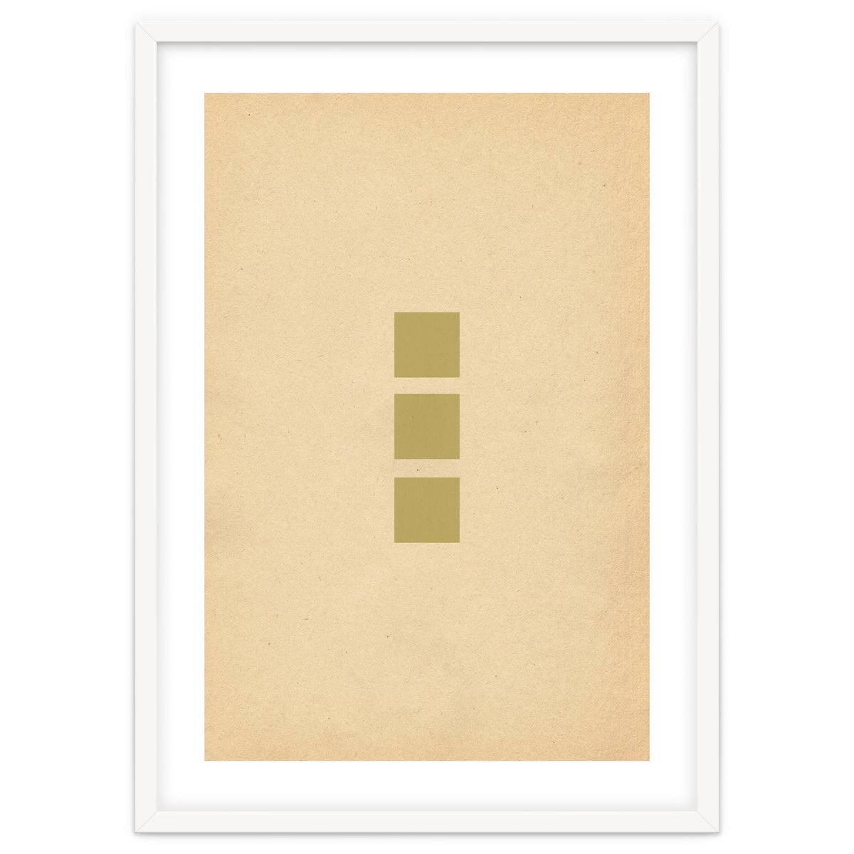 Minimalist green squares