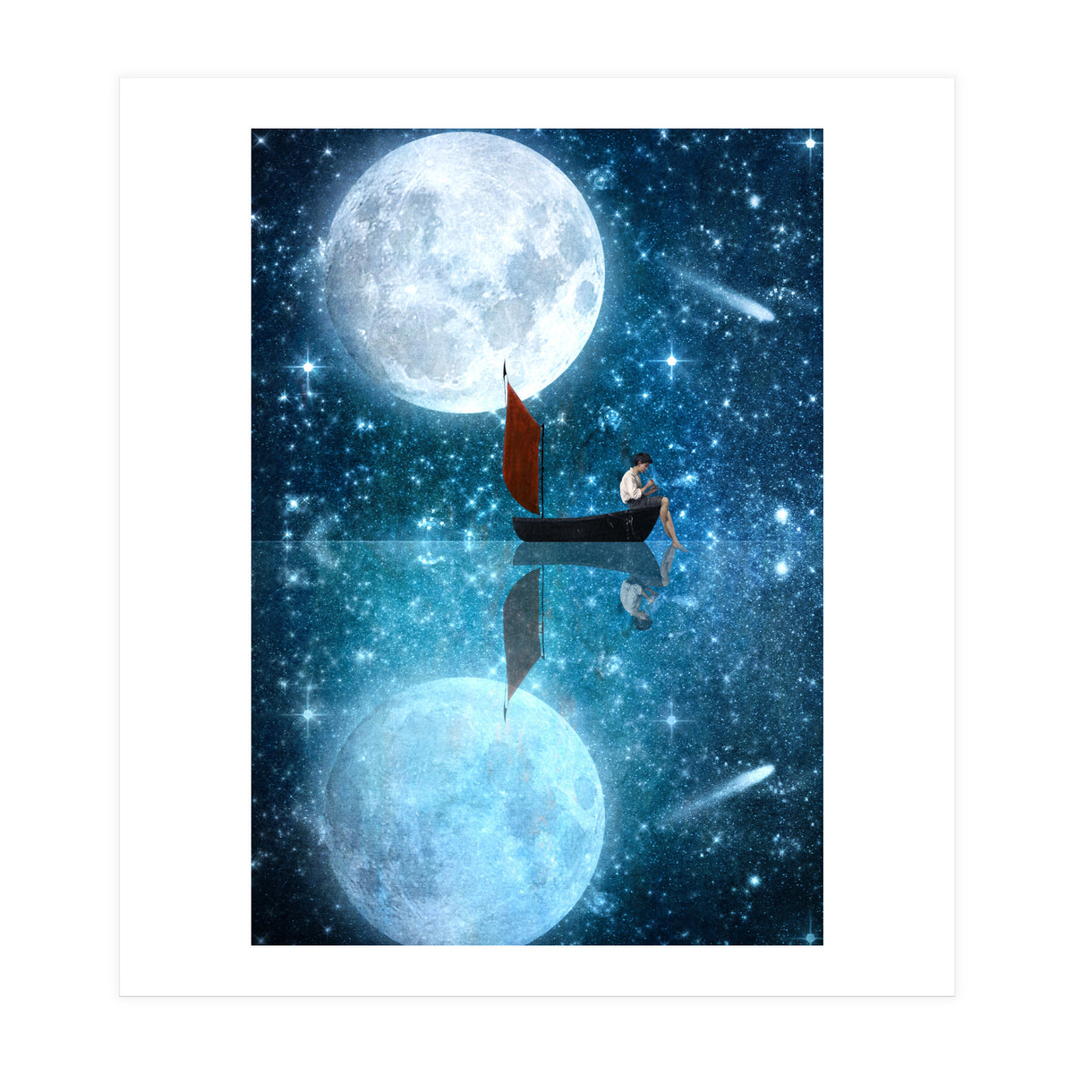 The Moon And Me (Print Only)