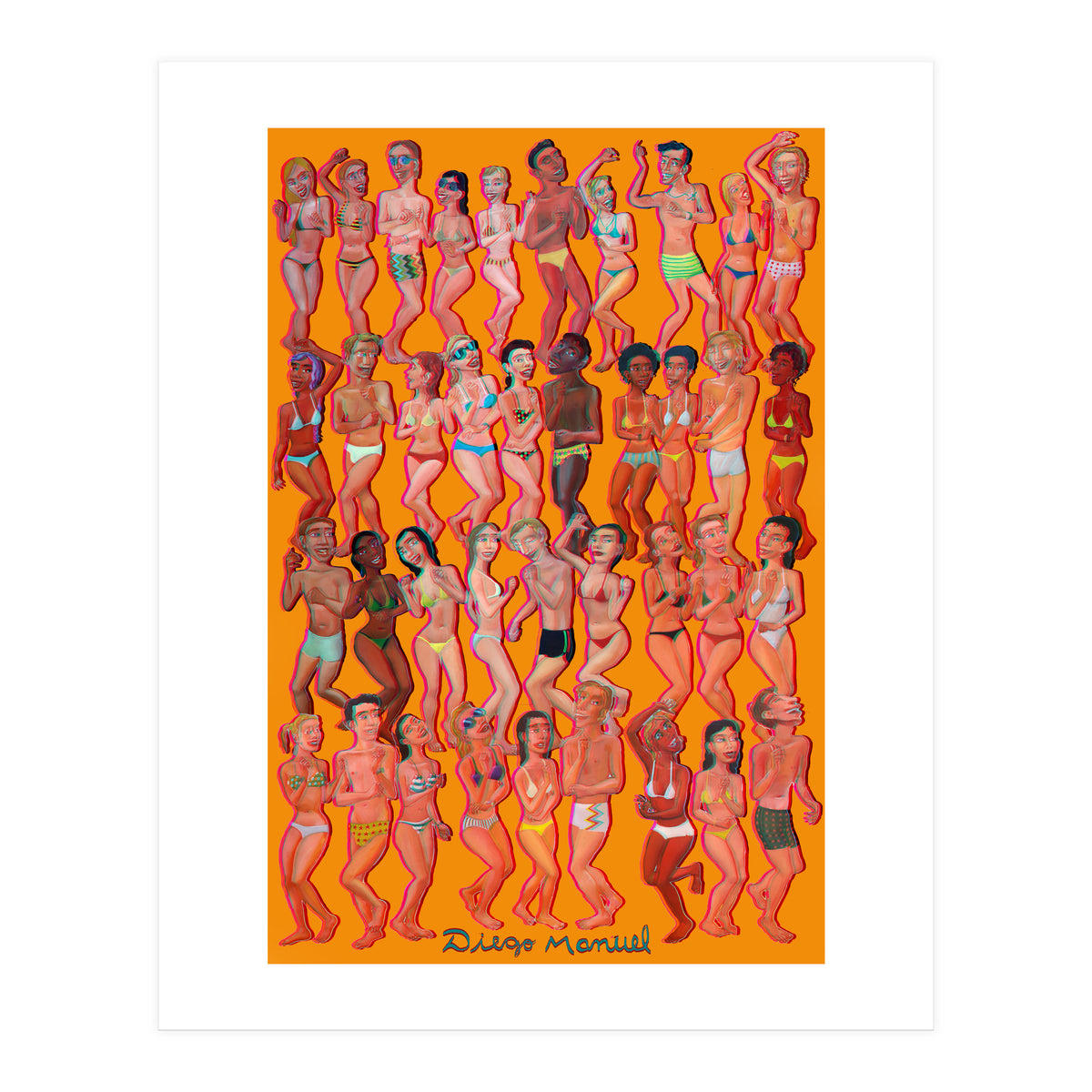 Bailando En La Playa 3d (Print Only)