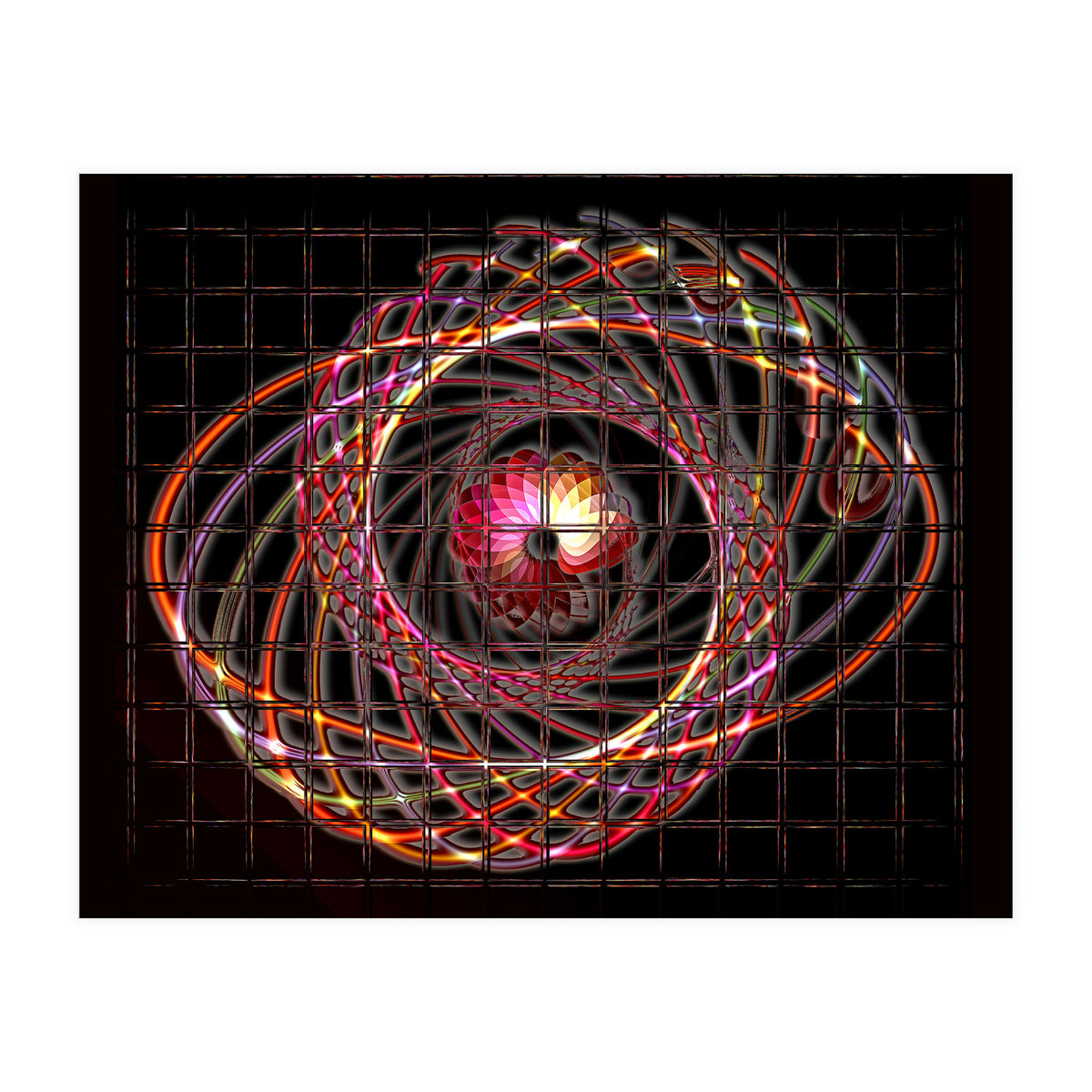 Illuminated helix #1 (Print Only)