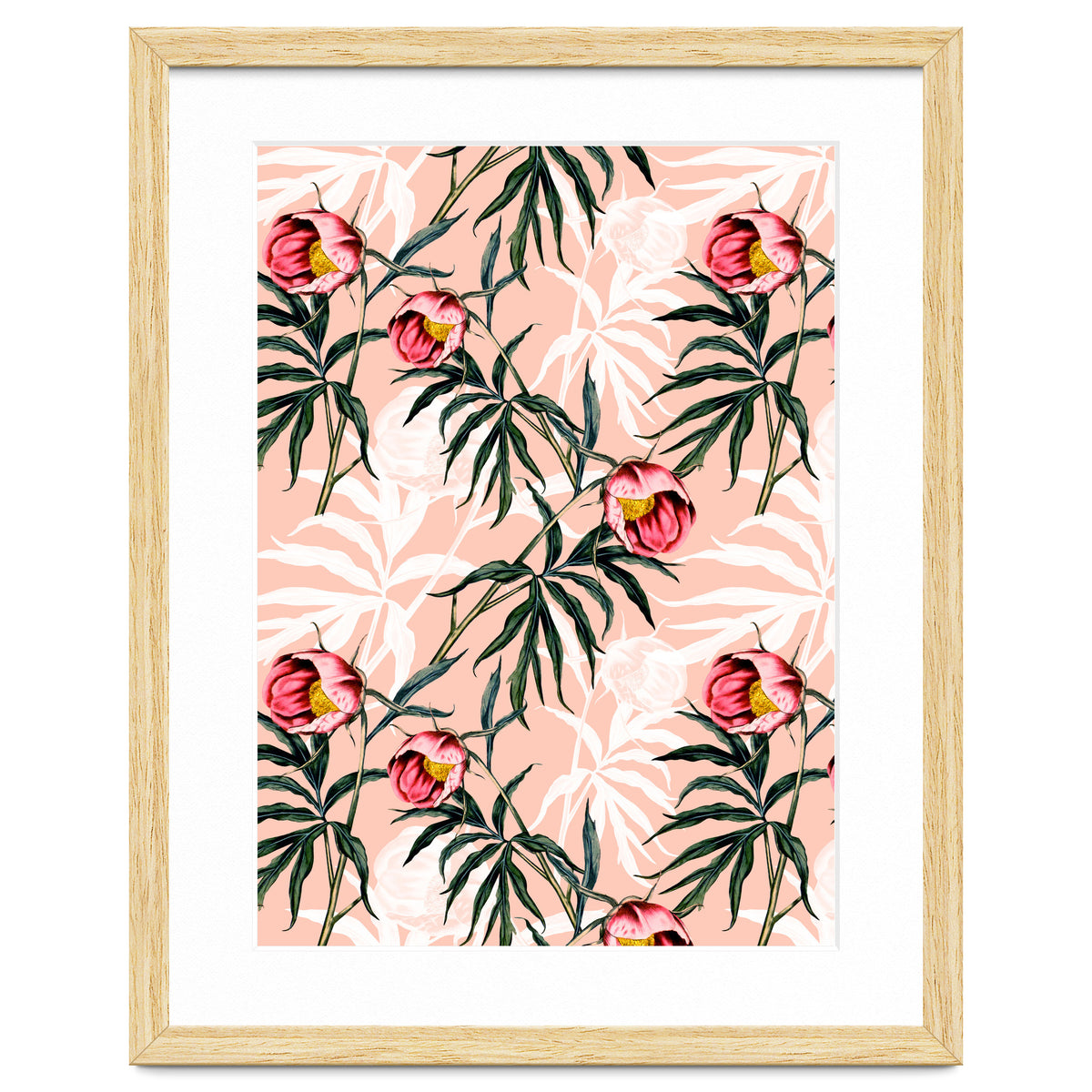 Flowery blooming pink