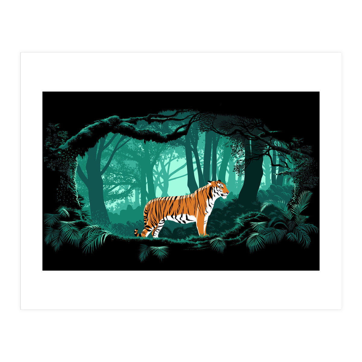 Jungle Tiger (Print Only)