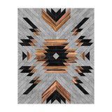 Urban Tribal Pattern No.6 - Aztec - Concrete and Wood (Print Only) thumbnail