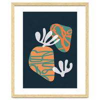 Retro Botanical Abstract Geometric Art