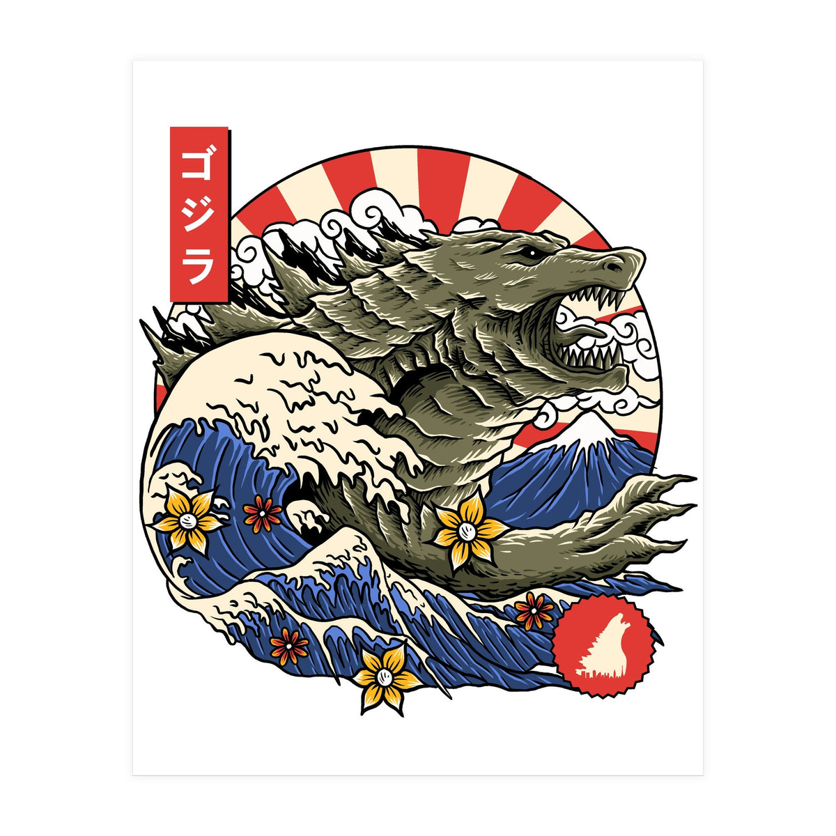 Kaiju Wave (Print Only)