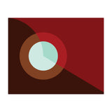 Geometric Shapes No. 2 - deep reds & turquoise (Print Only) thumbnail