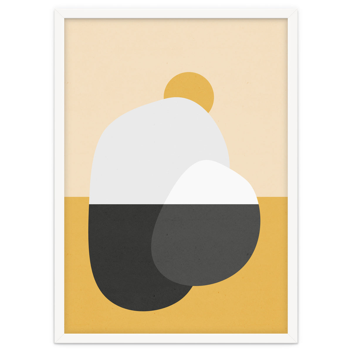 Abstract Boulders - Golden Desert