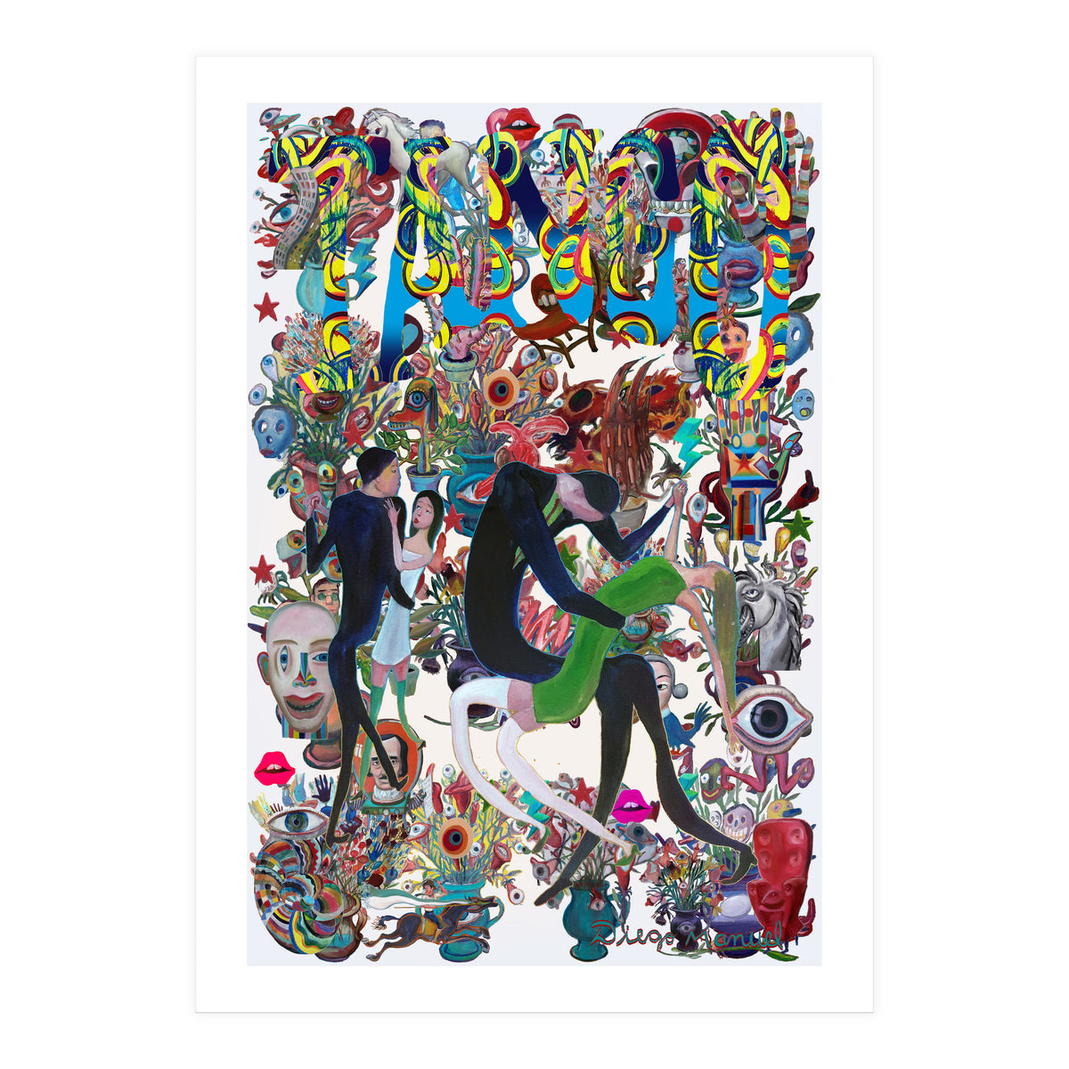 Tango Nuevo Tapiz 3 (Print Only)