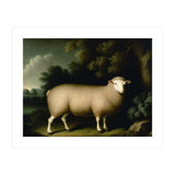 Sheep Classical Oil Painting (Print Only) thumbnail