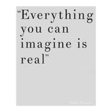 Everything You Can Imagine By Picasso, Grey (Print Only) thumbnail
