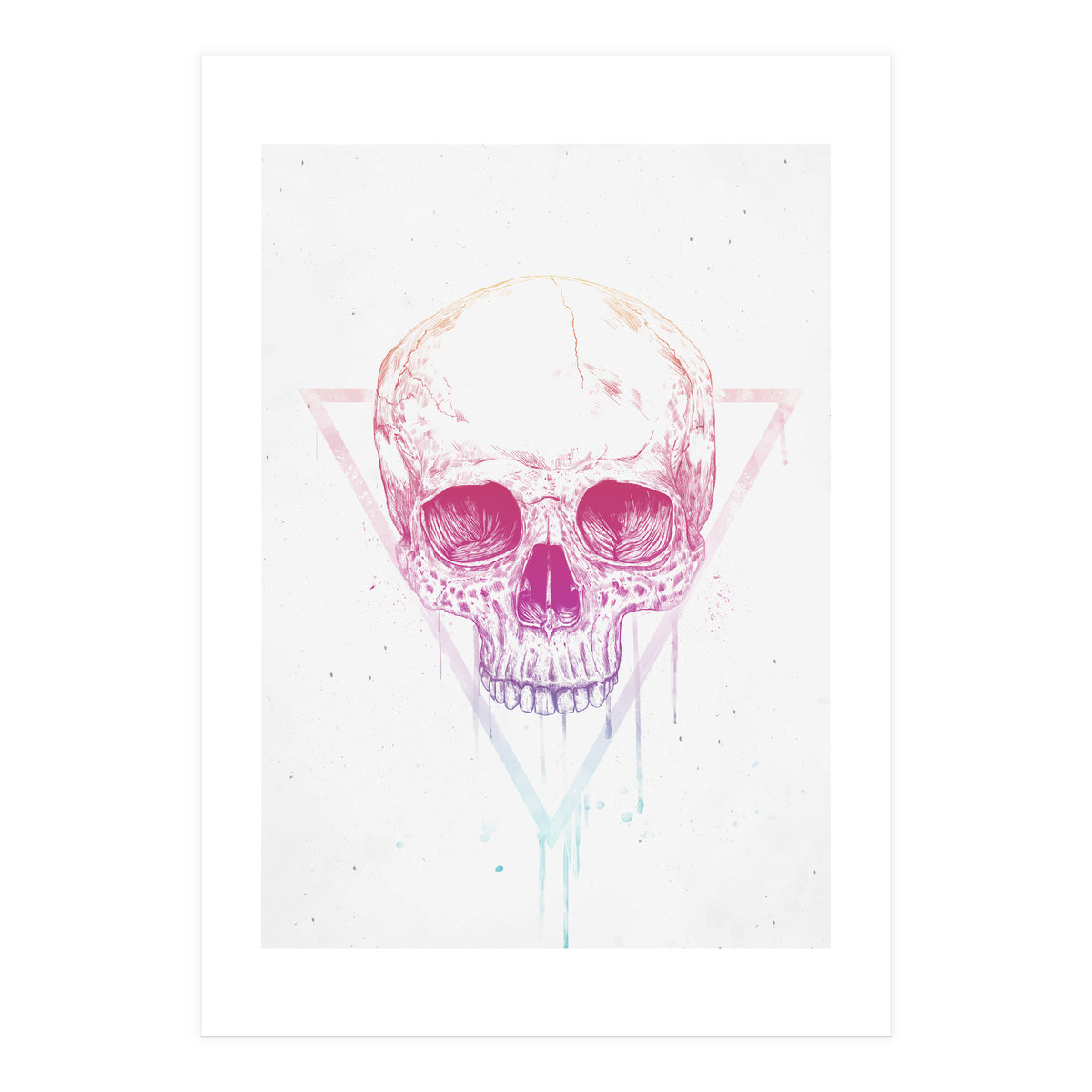 Skull In Triangle (Print Only)