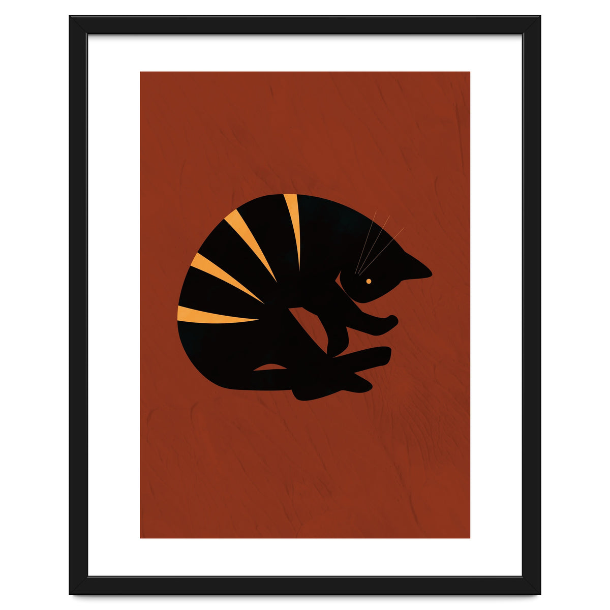 Black Cat Modern Terracotta