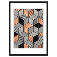 Concrete and Copper Cubes 2