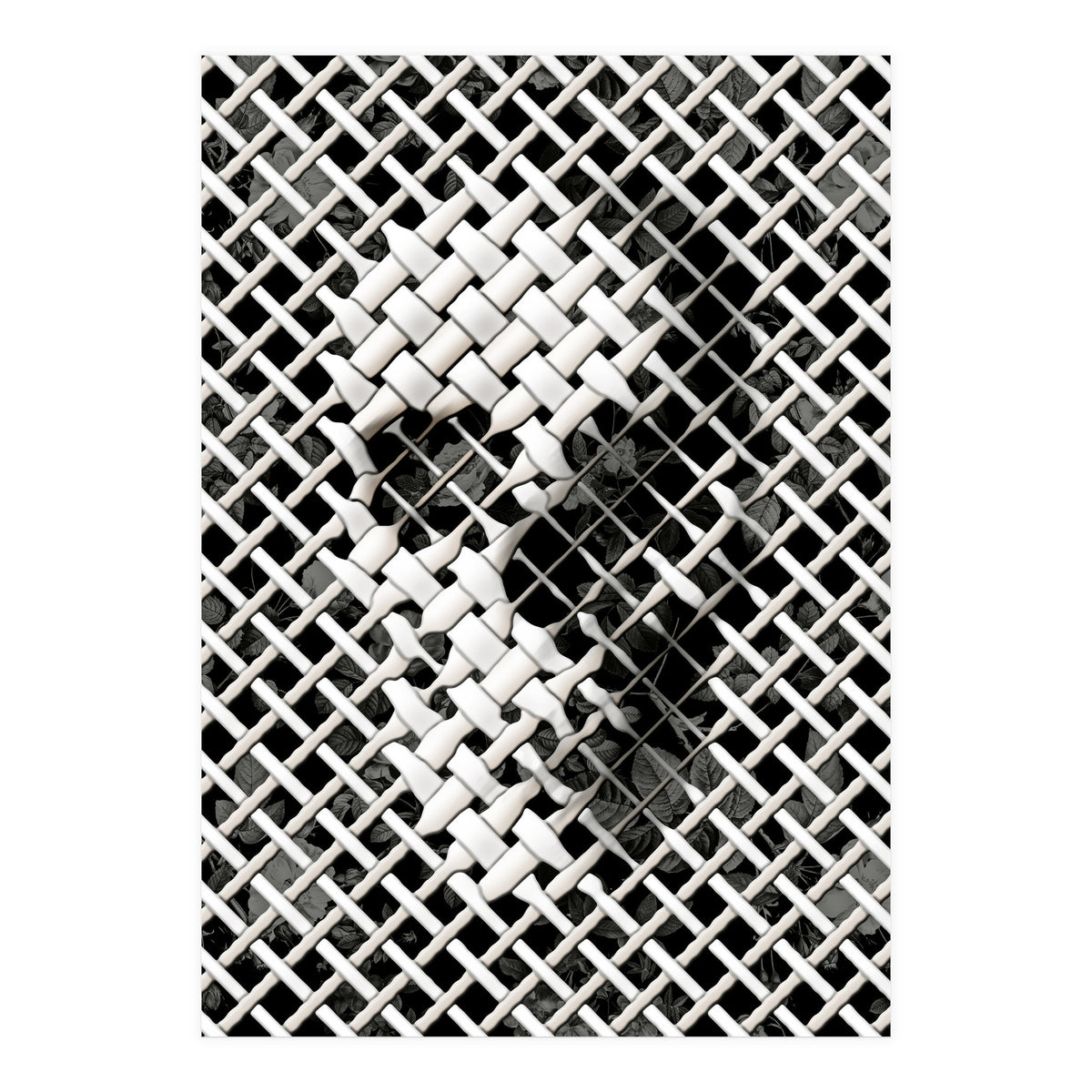 Wicker Skull (Print Only)