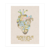 A Traveller's Heart + Quote (Print Only) thumbnail