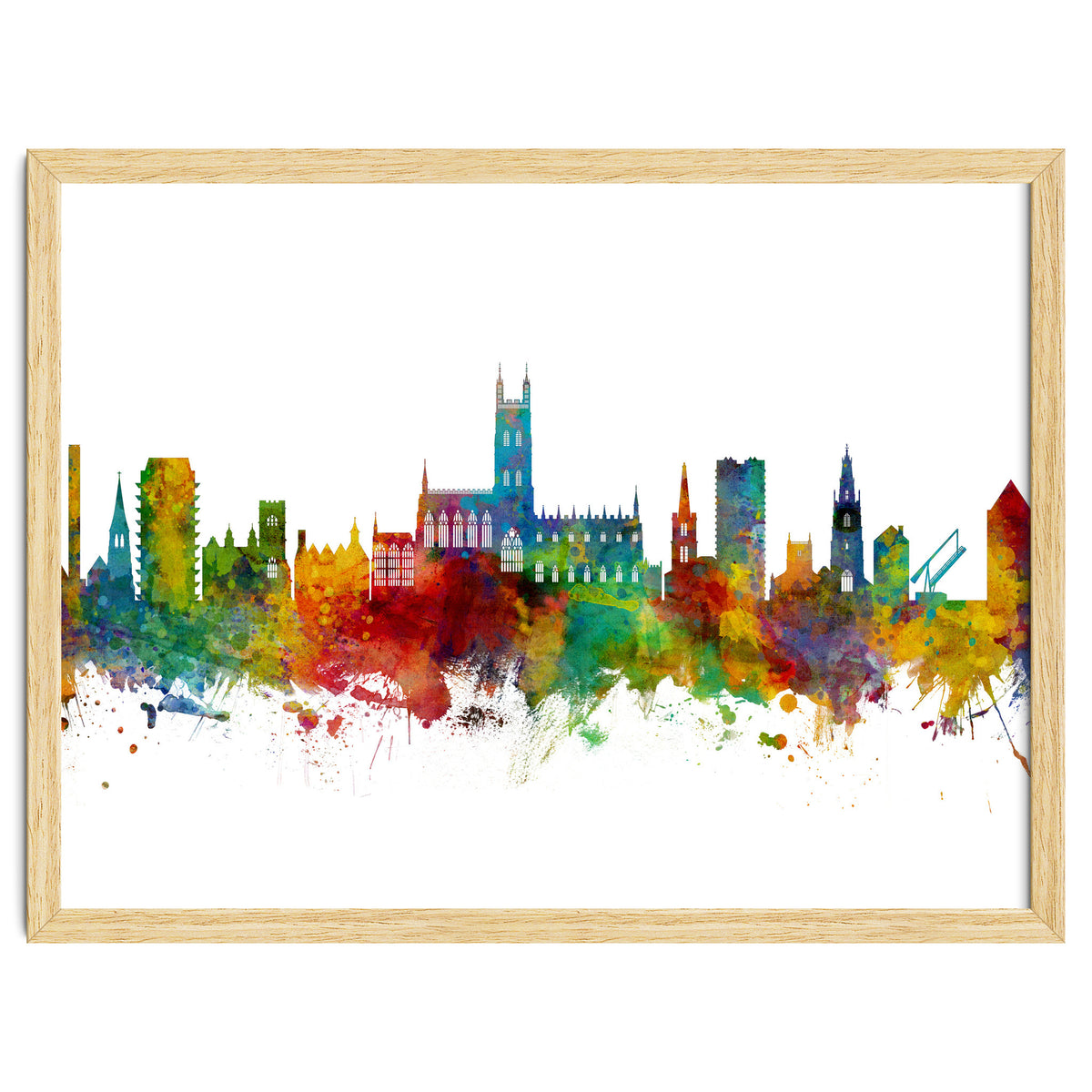 Gloucester England Skyline