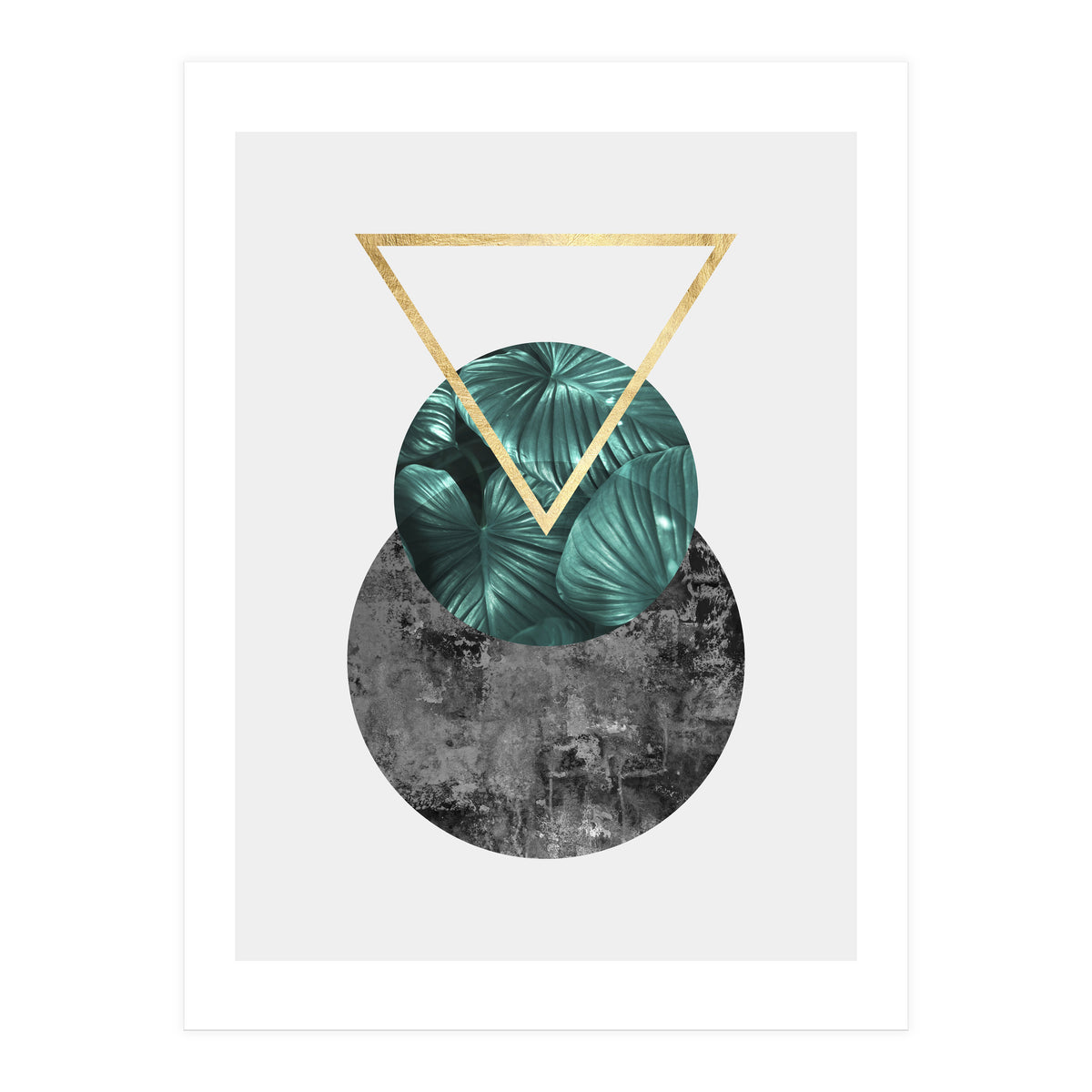 Botanical and geometric I (Print Only)