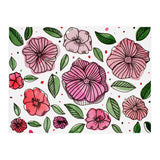 Watercolor And Ink Florals (Print Only) thumbnail