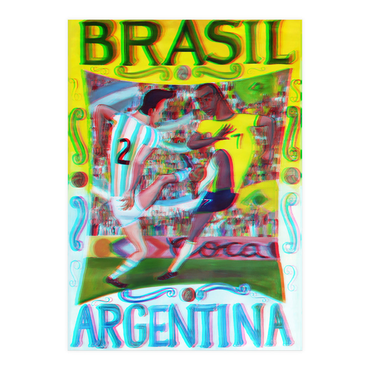 Brasil Argentina (Print Only)