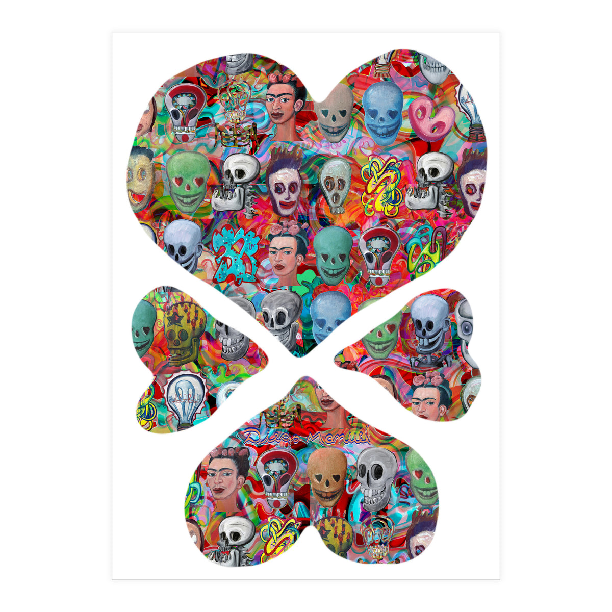 4 Corazones 2 Copia (Print Only)