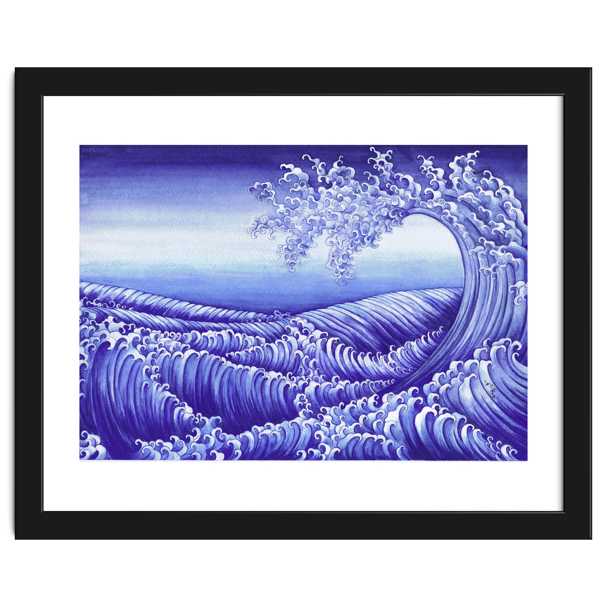 Turbulent Water Triptych part 3