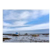 Moored Boats, Morecambe Bay (Print Only)