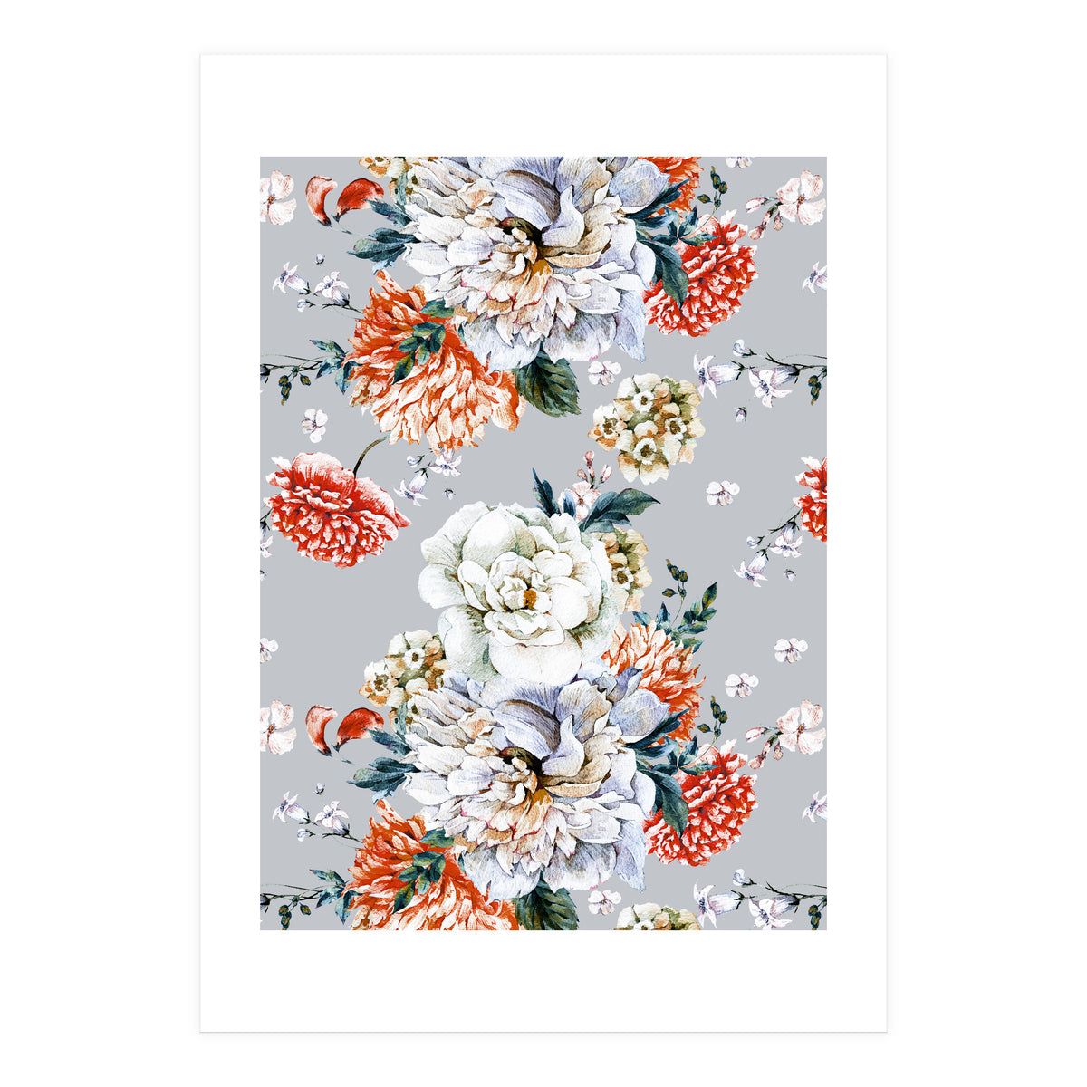 Blooming Flowers II (Print Only)