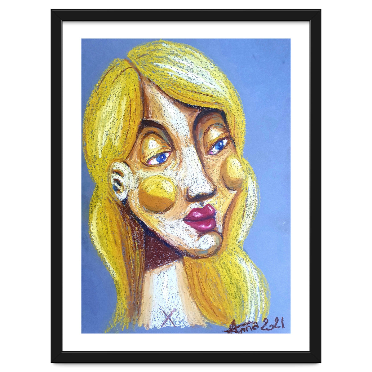 Blond Girl looking left