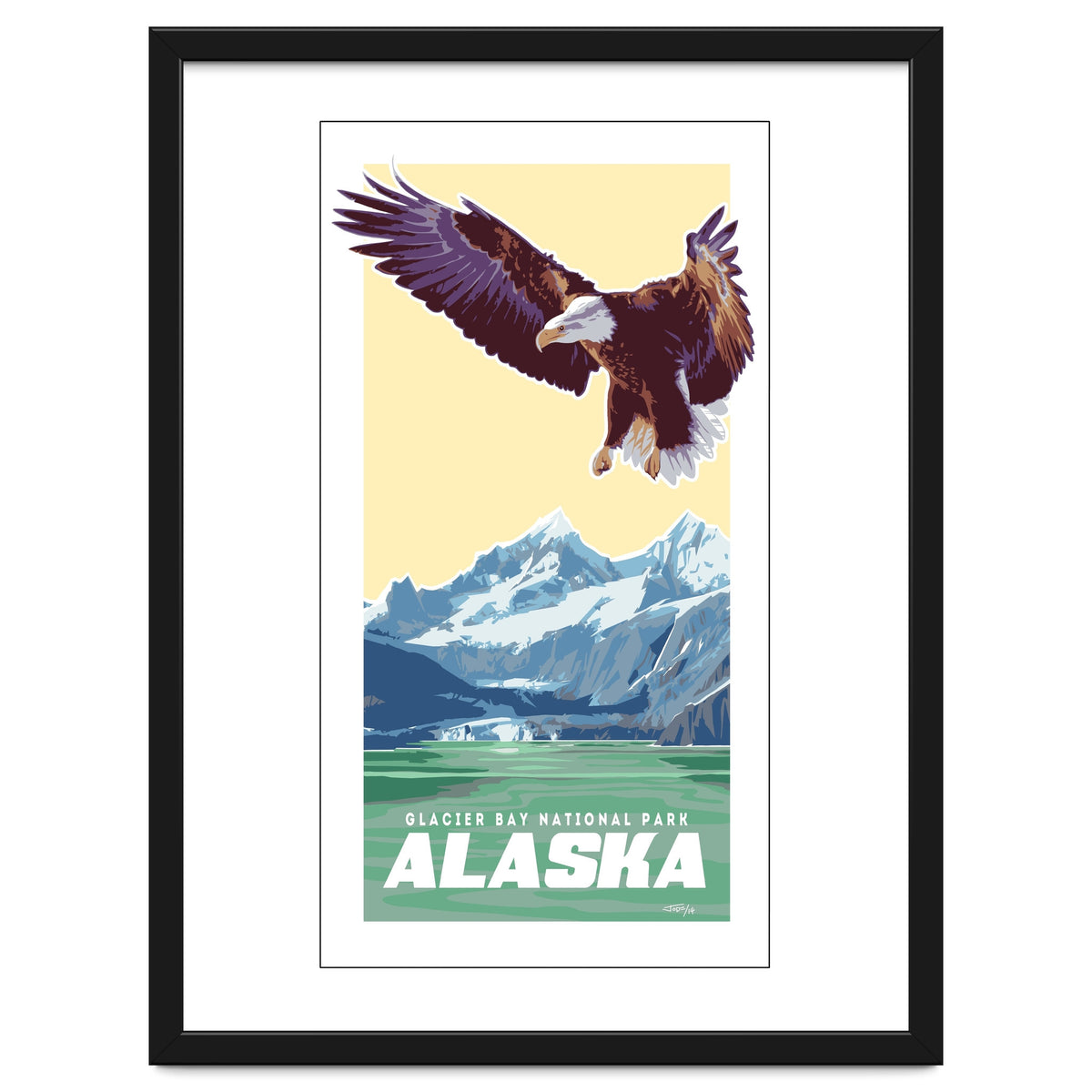 Alaskan Eagle Poster
