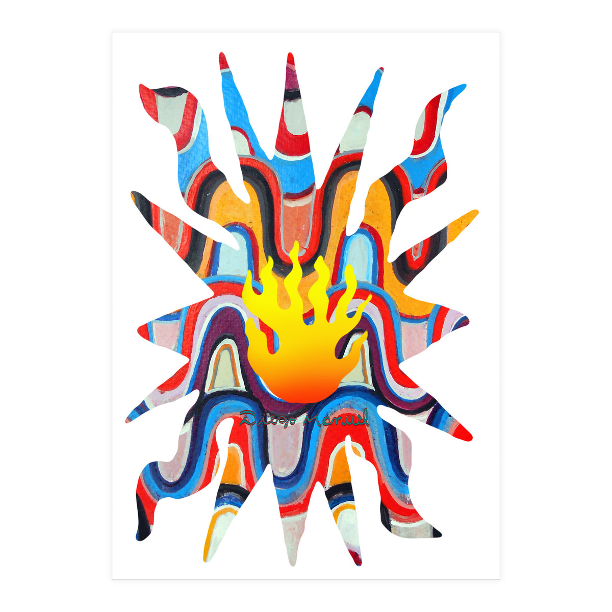 Fuego 34 Copia (Print Only)