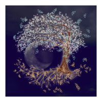 Tree of life in the night (Print Only)