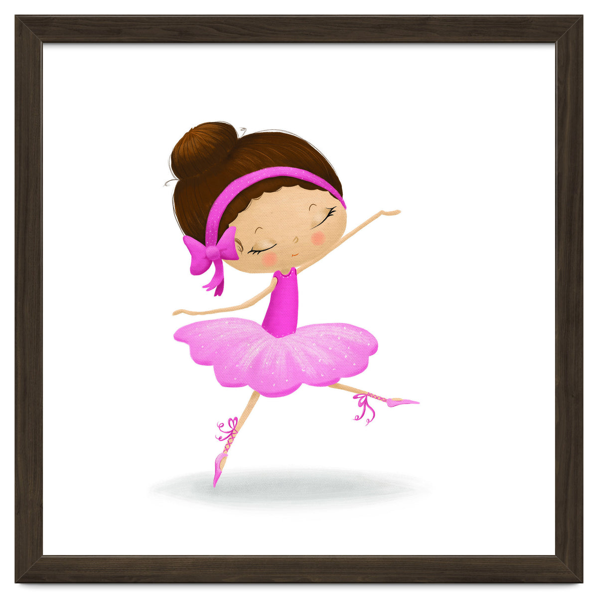 Adorable Ballerina Nursery Print