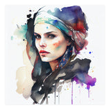 Watercolor Pirate Woman #5 (Print Only) thumbnail