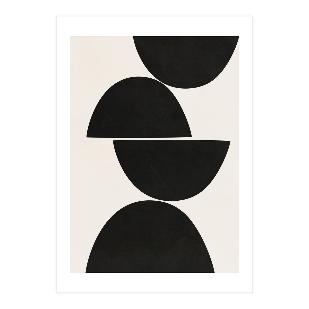 ABSTRACT AND GEOMETRIC SHAPES 04BW (Print Only)