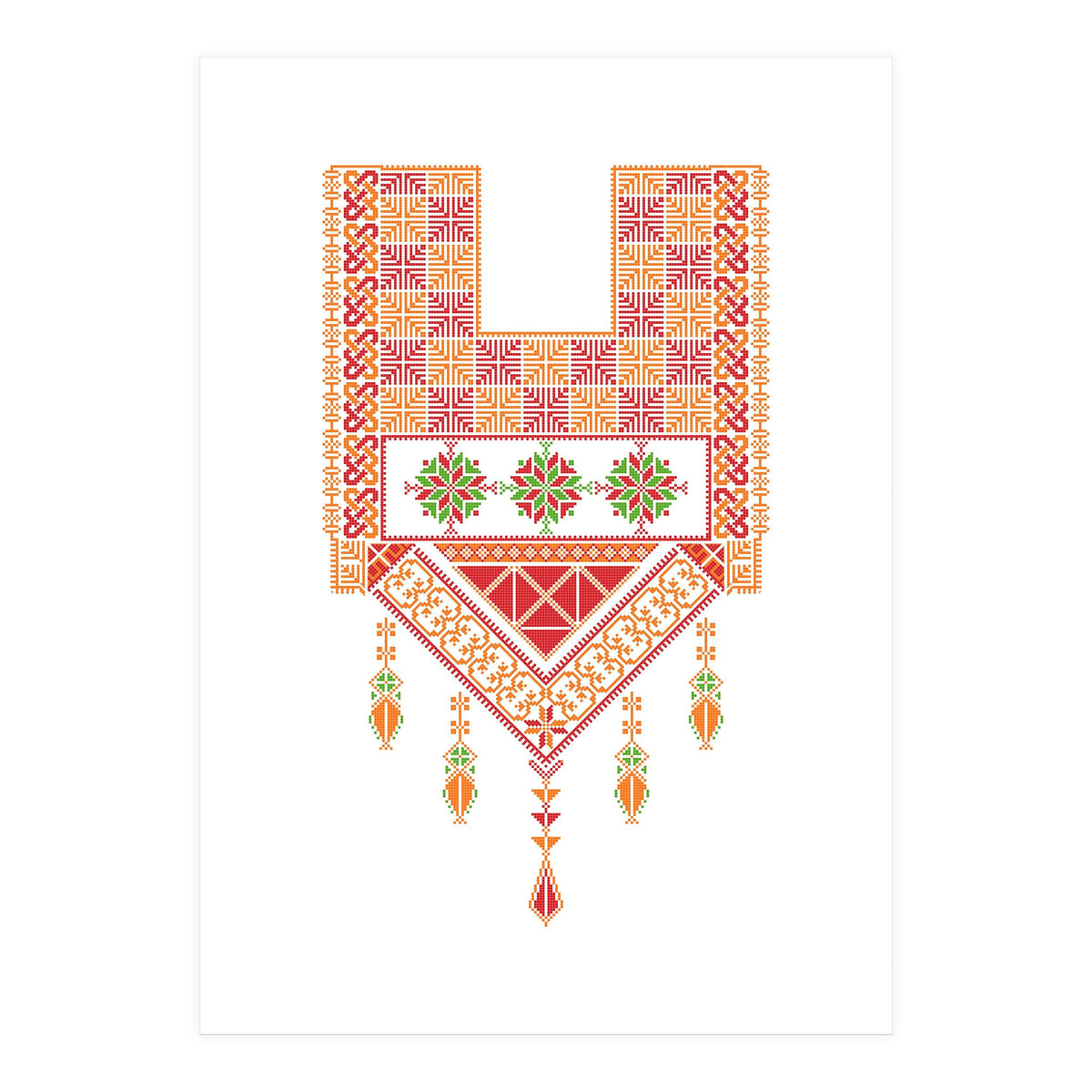 Tatreez Ornament 2 (Print Only)