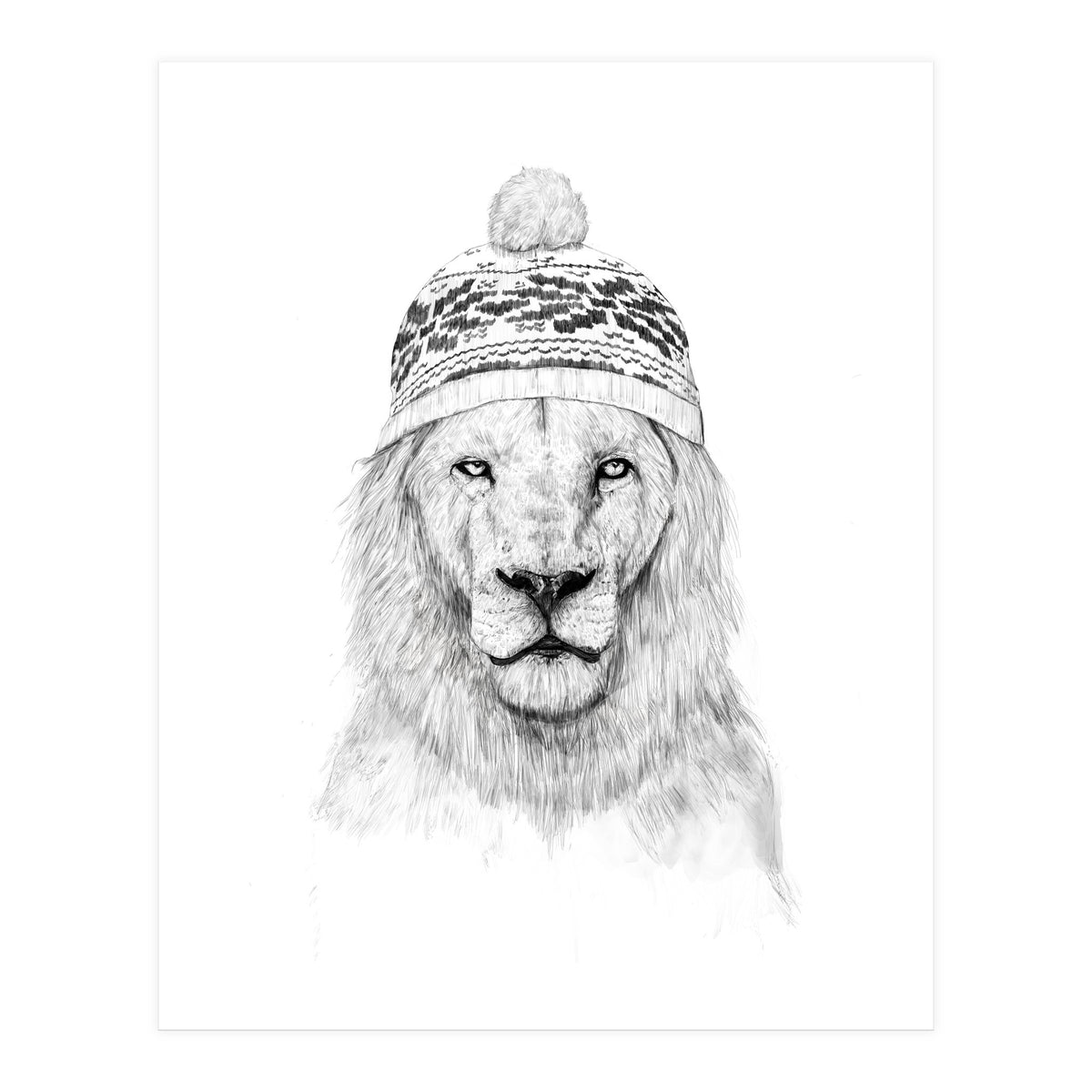 Winter Is Coming White Hat (Print Only)