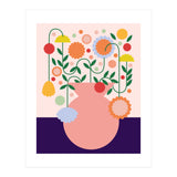 Happy flower jar (Print Only) thumbnail
