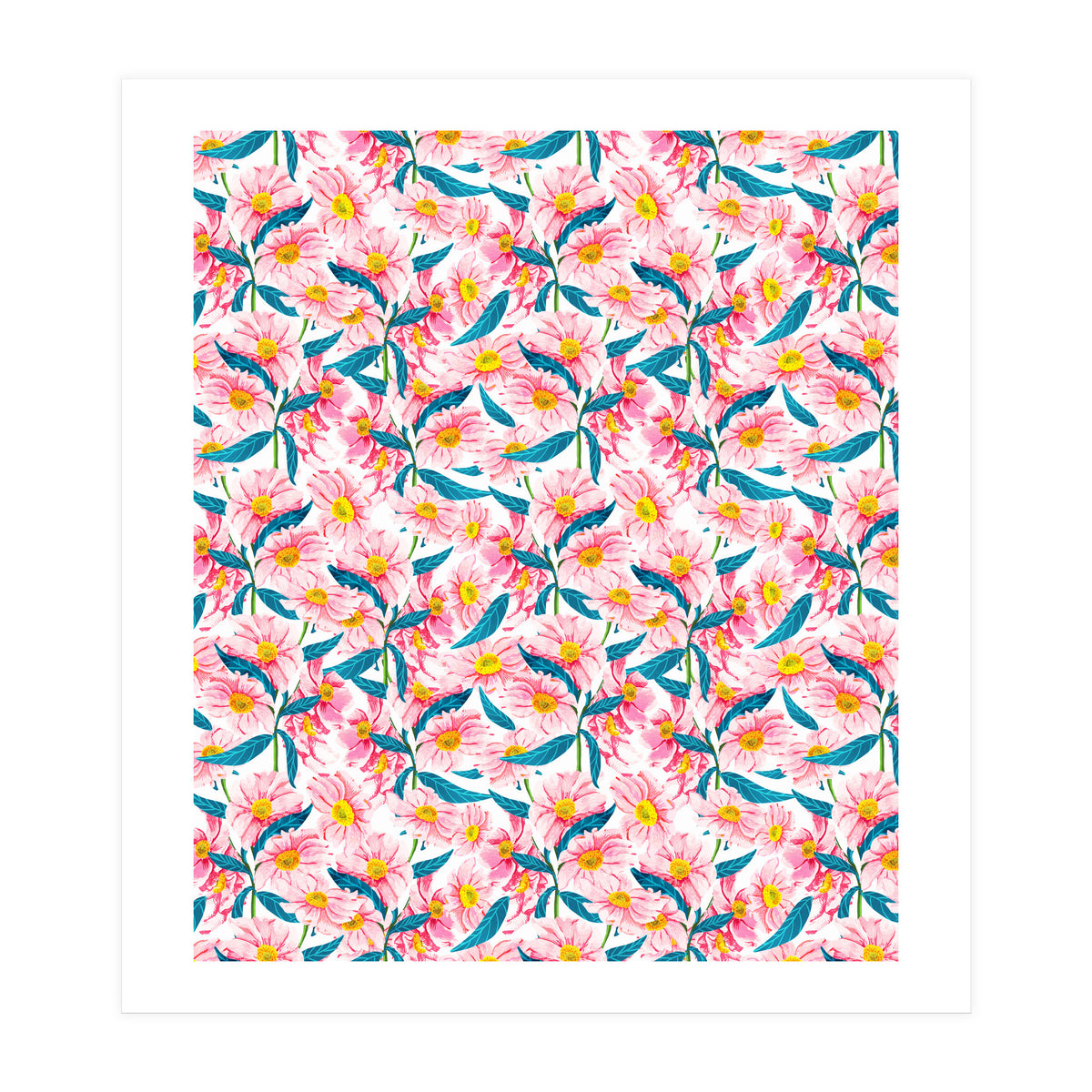 Pink Floral V2 (Print Only)