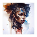 Watercolor African Warrior Woman #8 (Print Only) thumbnail