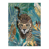 Jaguar in the gold and green tropical jungle (Print Only) thumbnail