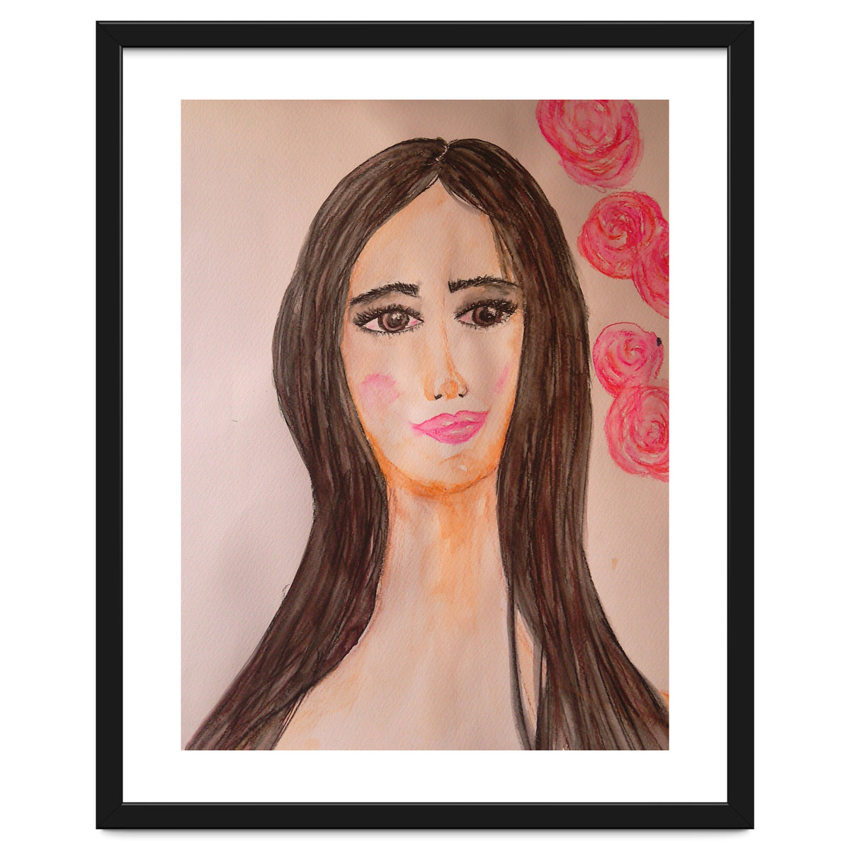 A Brunette With Sad Eyes