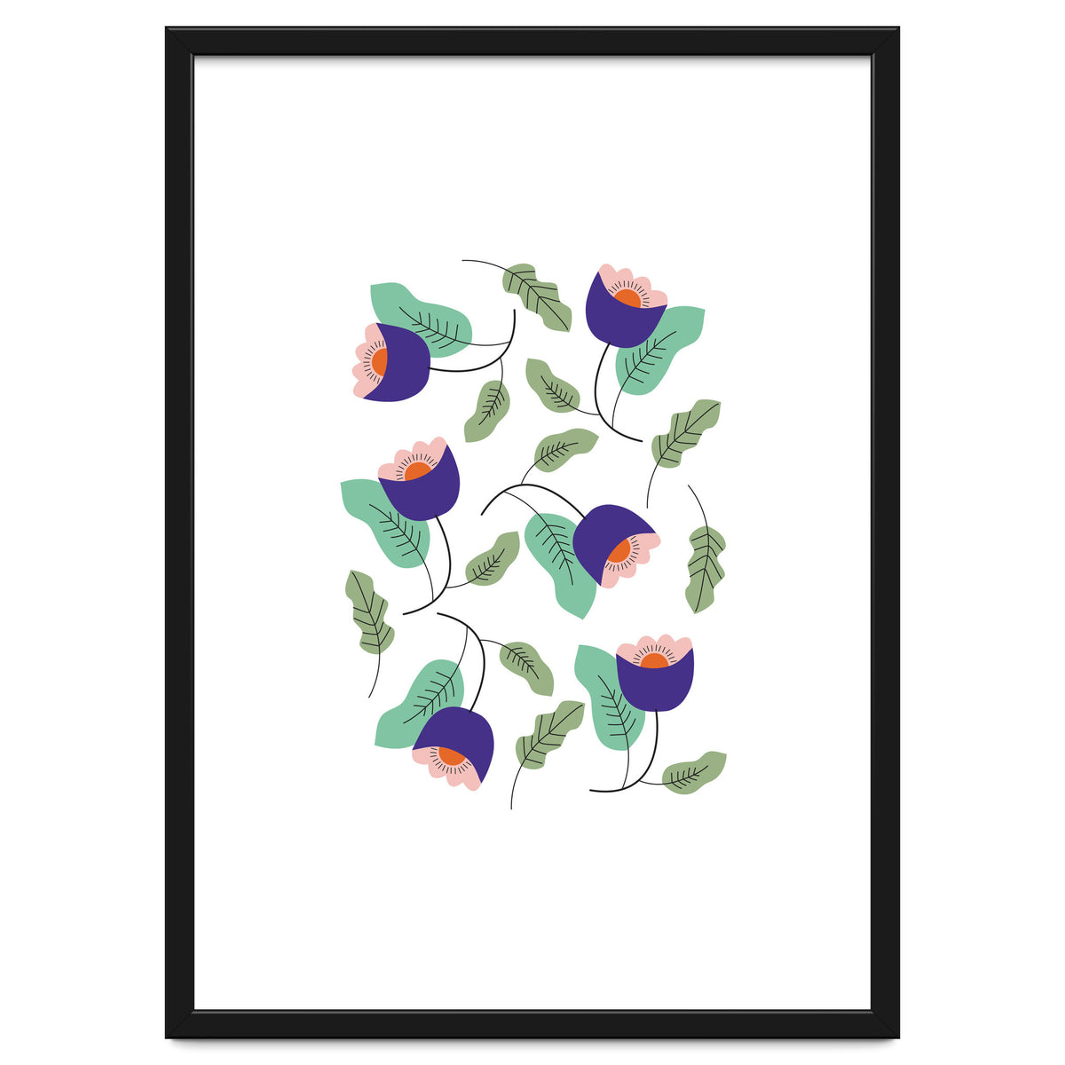 Shine And Rise Flowers Rgb